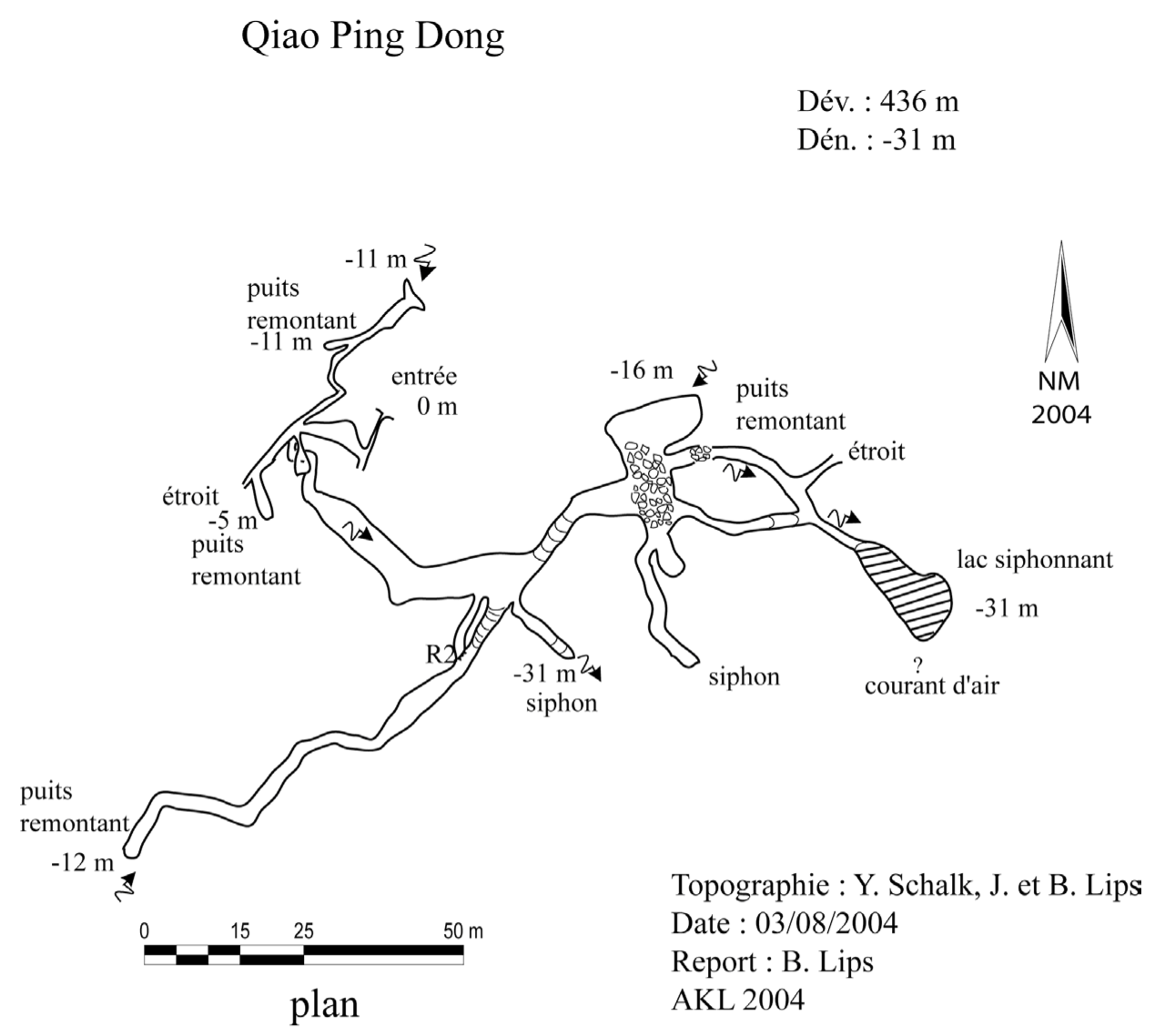 topographie Qiaopingdong 