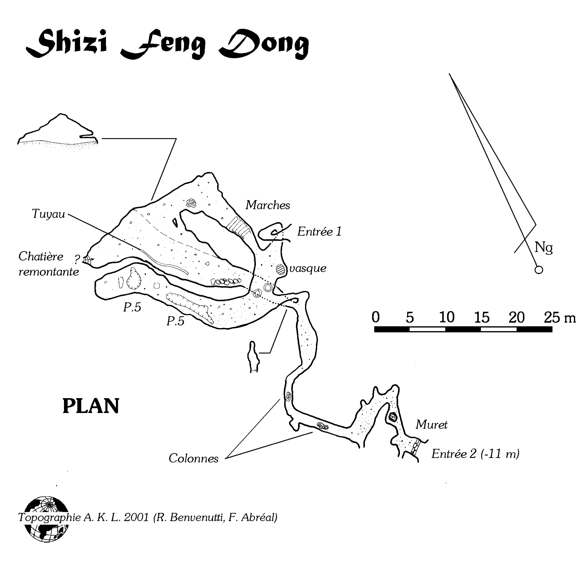 topographie Shizifengdong 1 