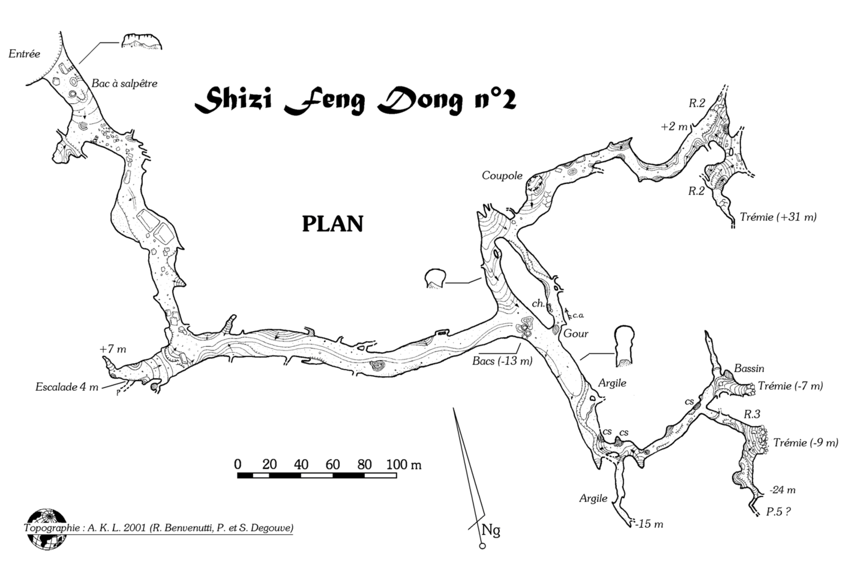 topographie Shizifengdong 2 