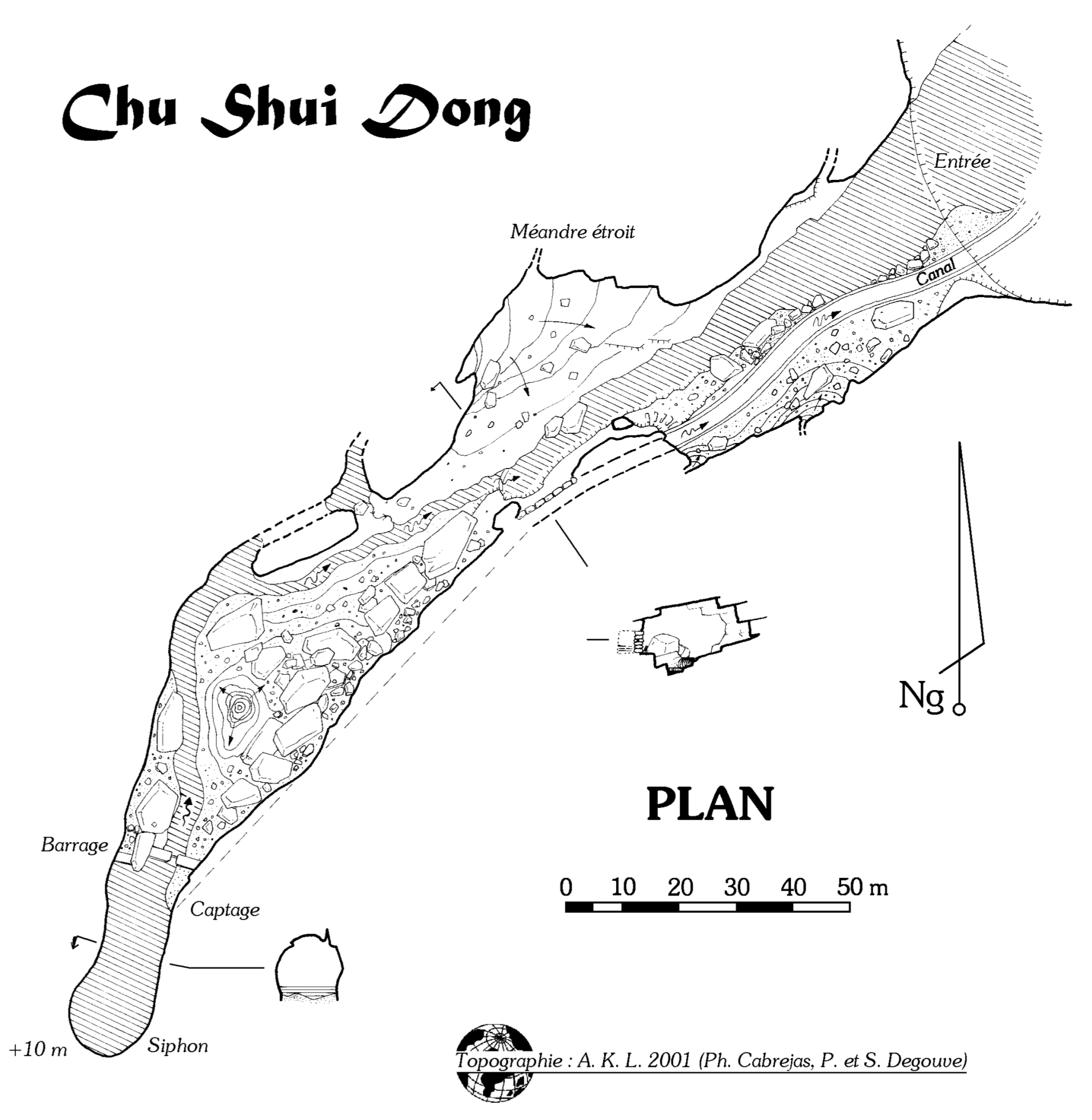 topographie Chushuidong 