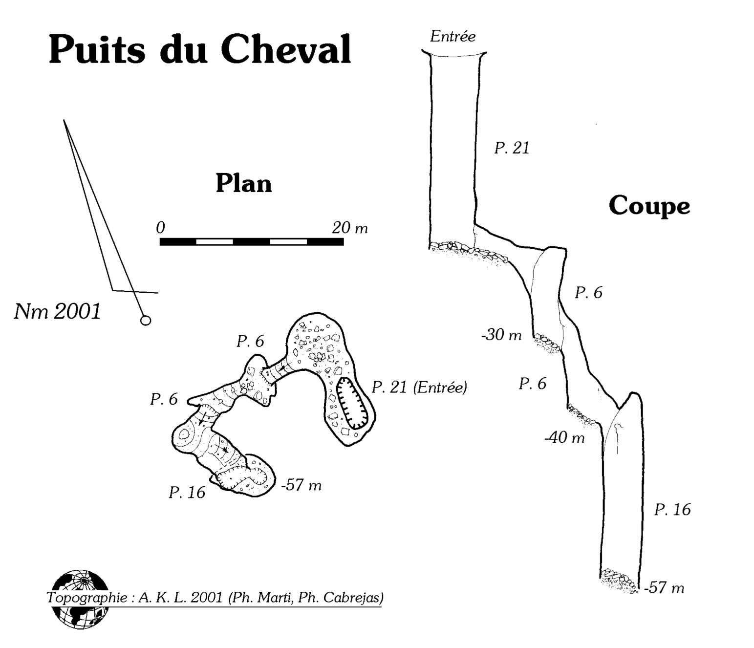 topographie Puits du cheval 