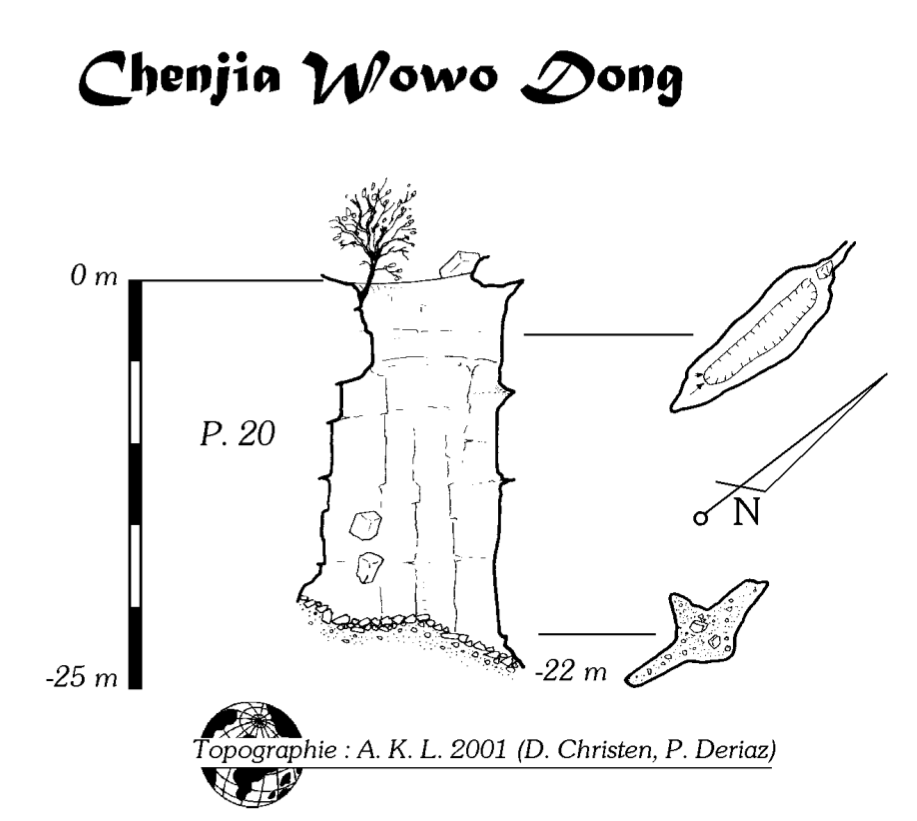 topographie Chenjiawowodong 