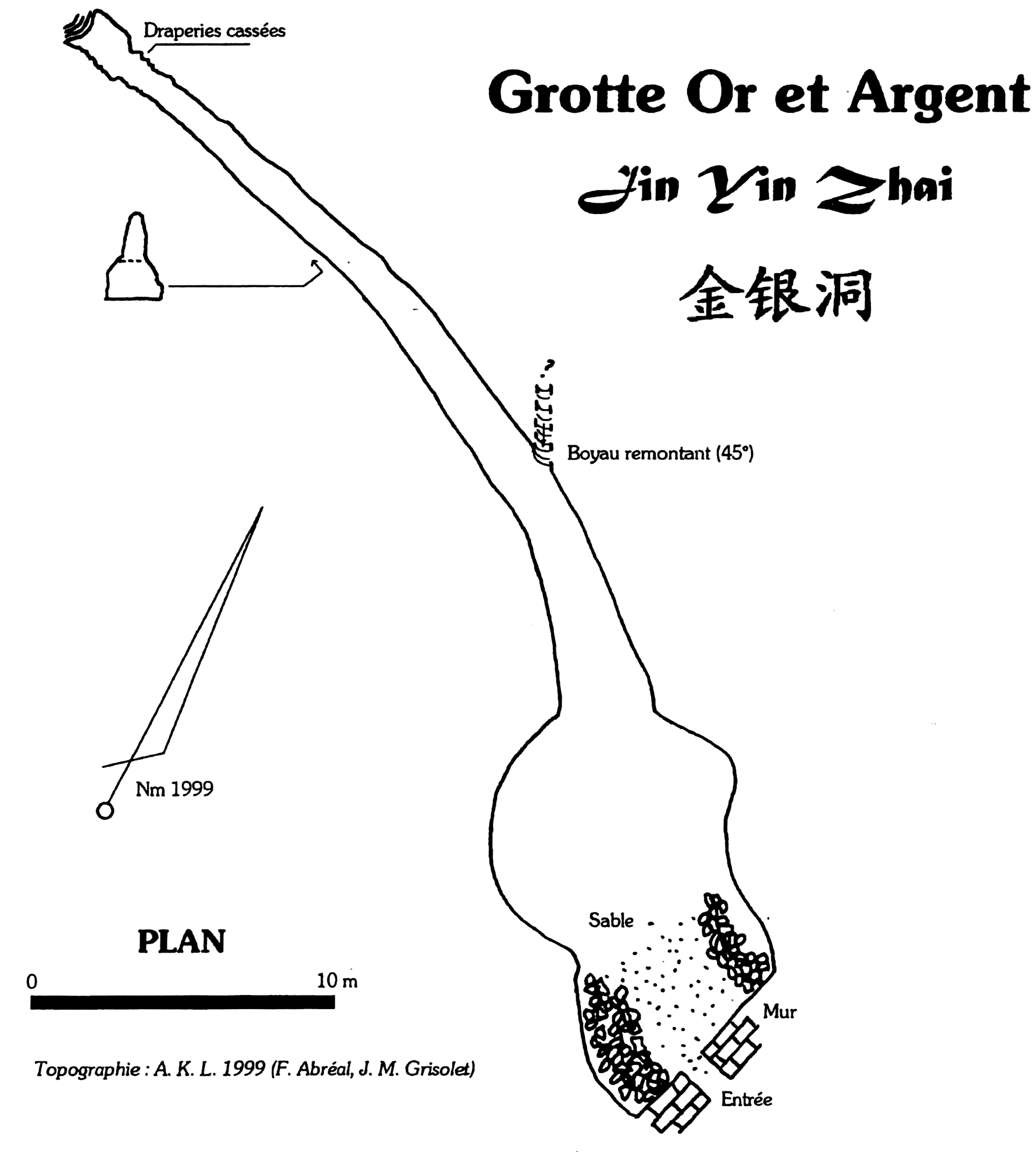 topographie Jinyinzhai 