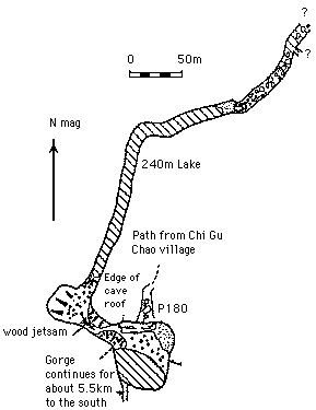 topographie Difengdong 地缝洞