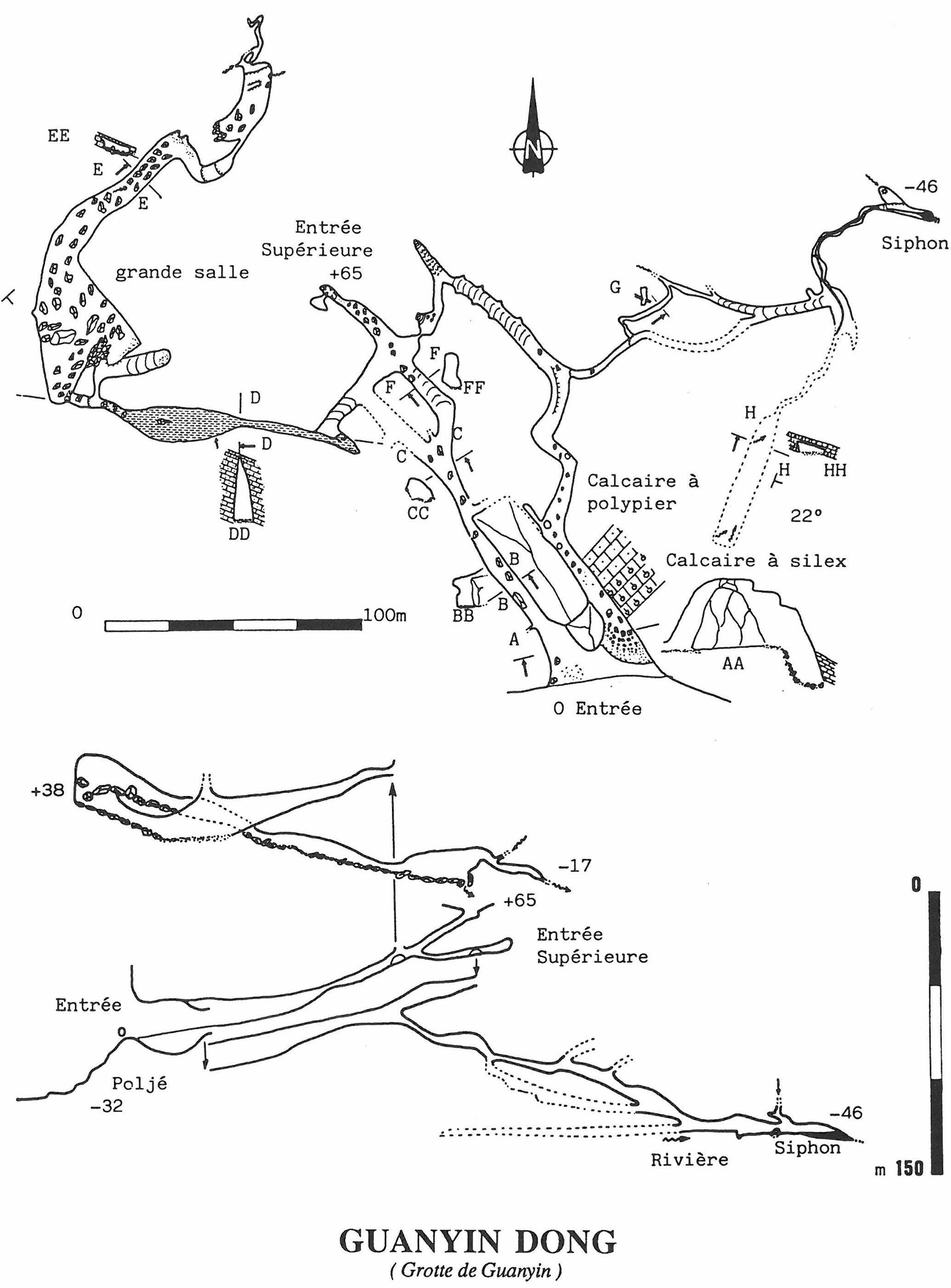 topographie Guanyindong 观音洞