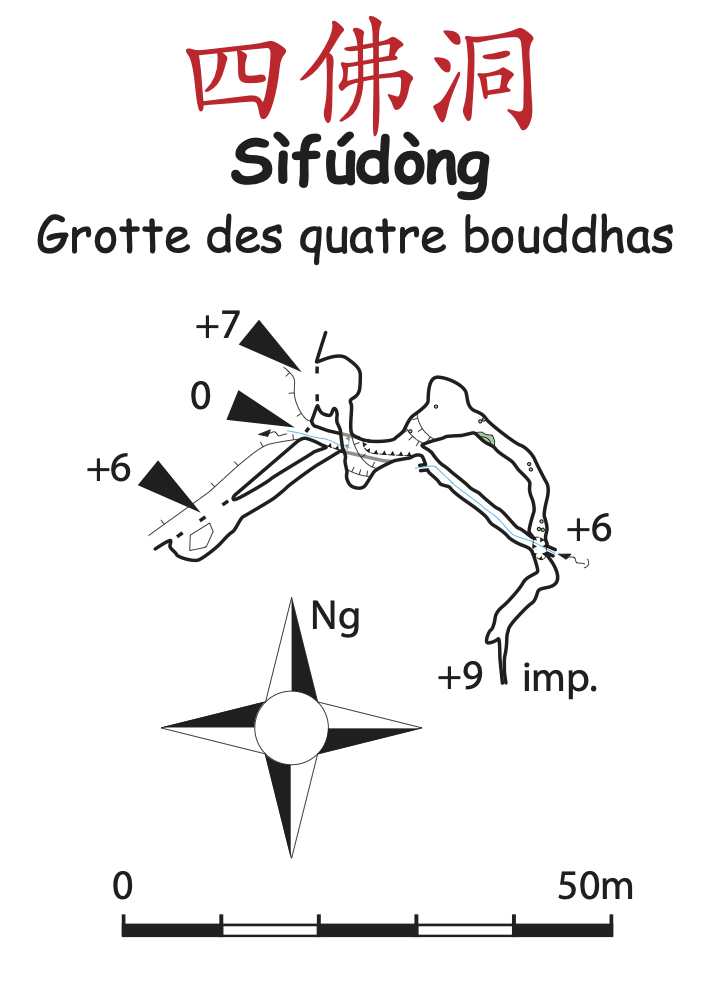 topographie Sifudong 四佛洞