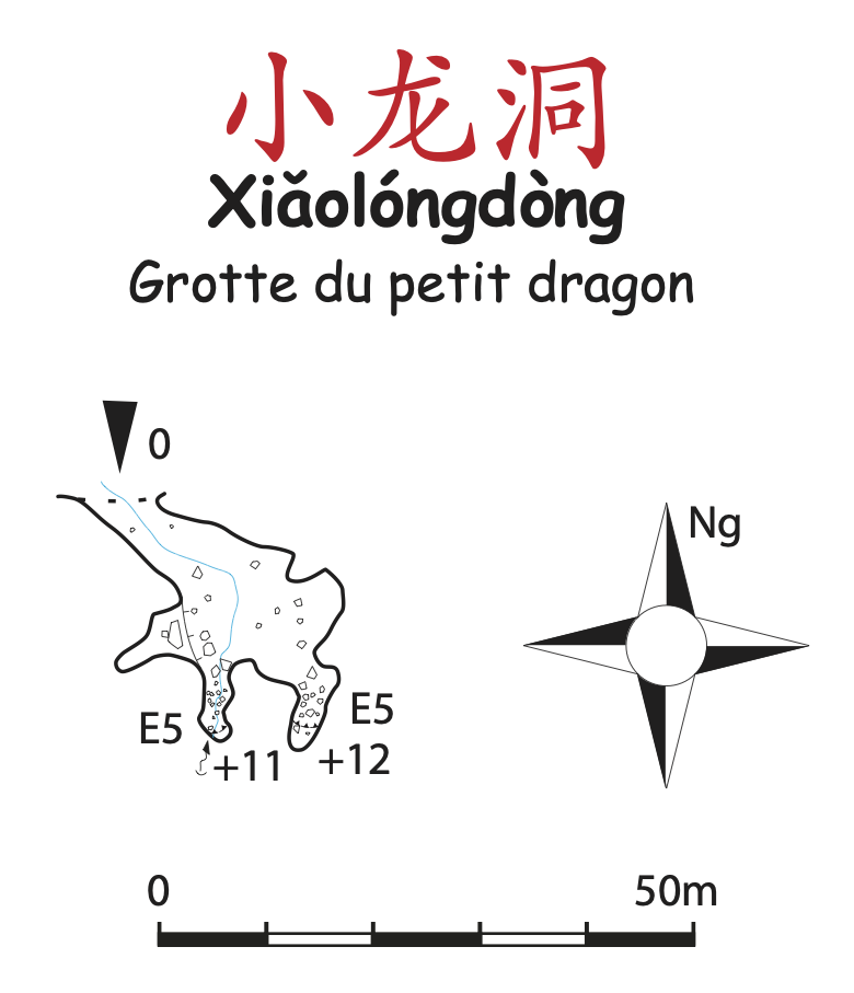 topographie Xiaolongdong 小龙洞