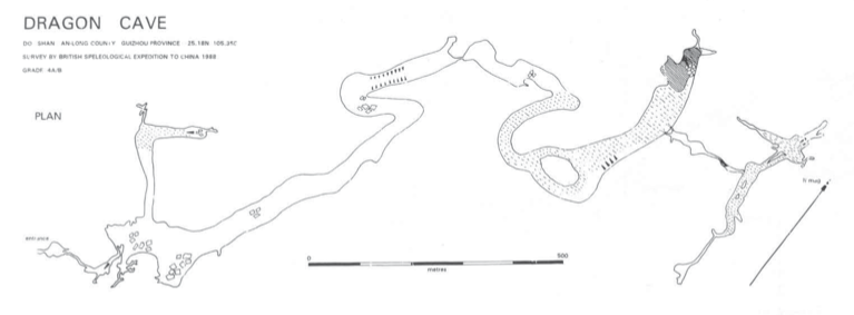 topographie Dragon cave 