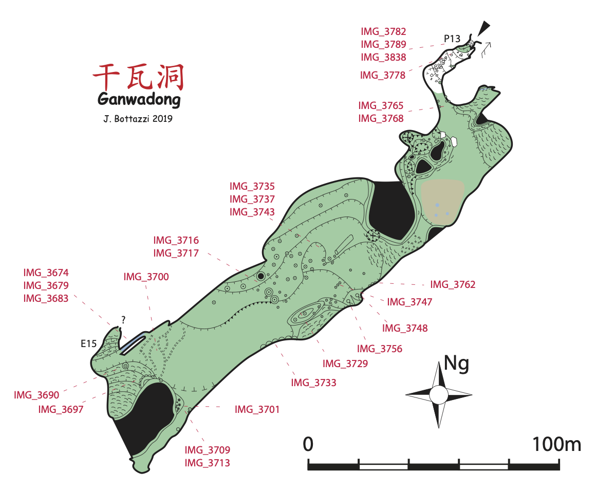 topographie Ganwadong 干瓦洞