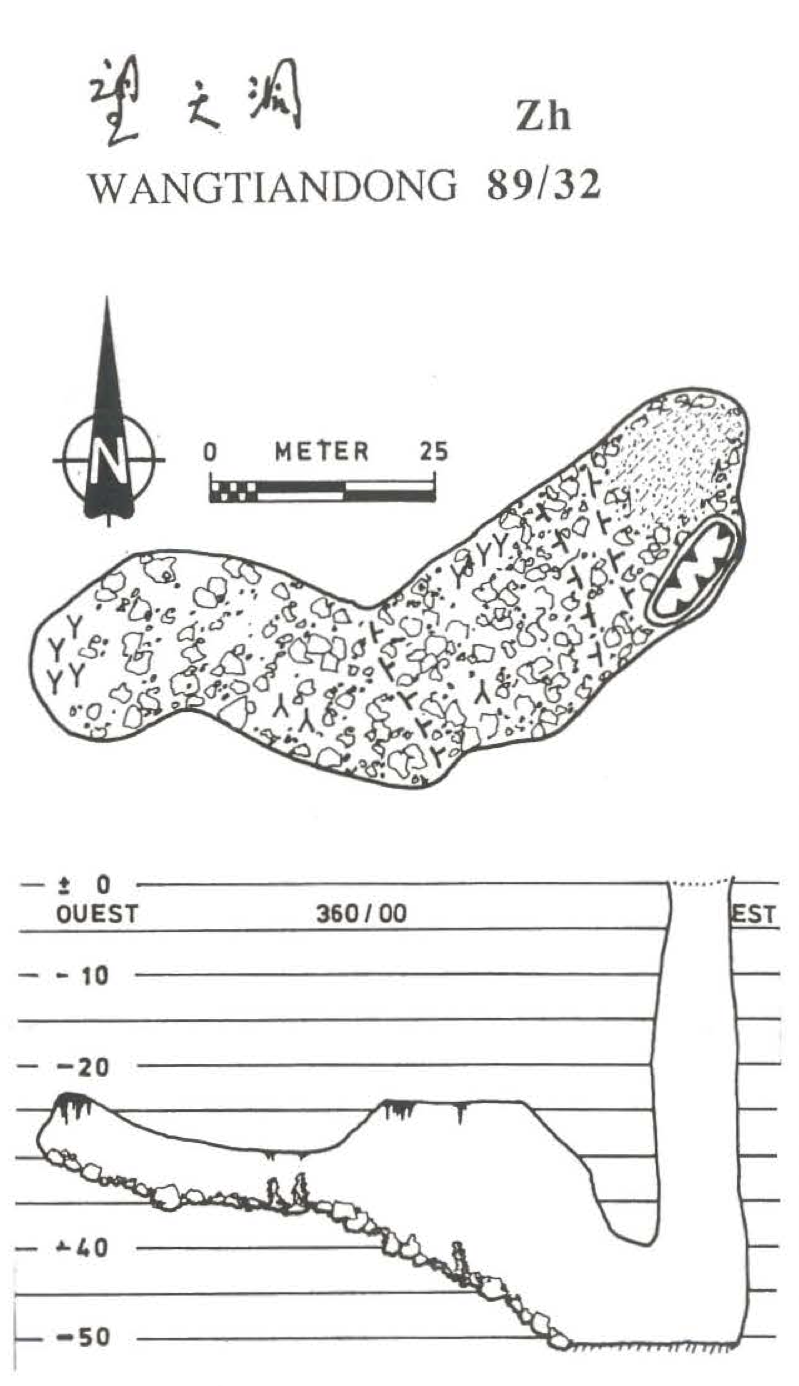 topographie Wantiandong 望天洞