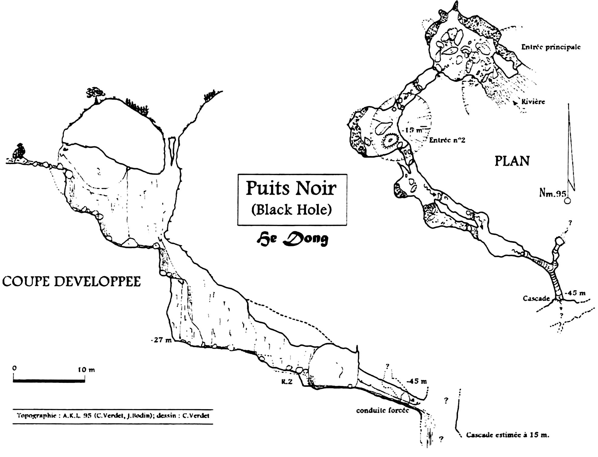 topographie Puits Noir 黑洞