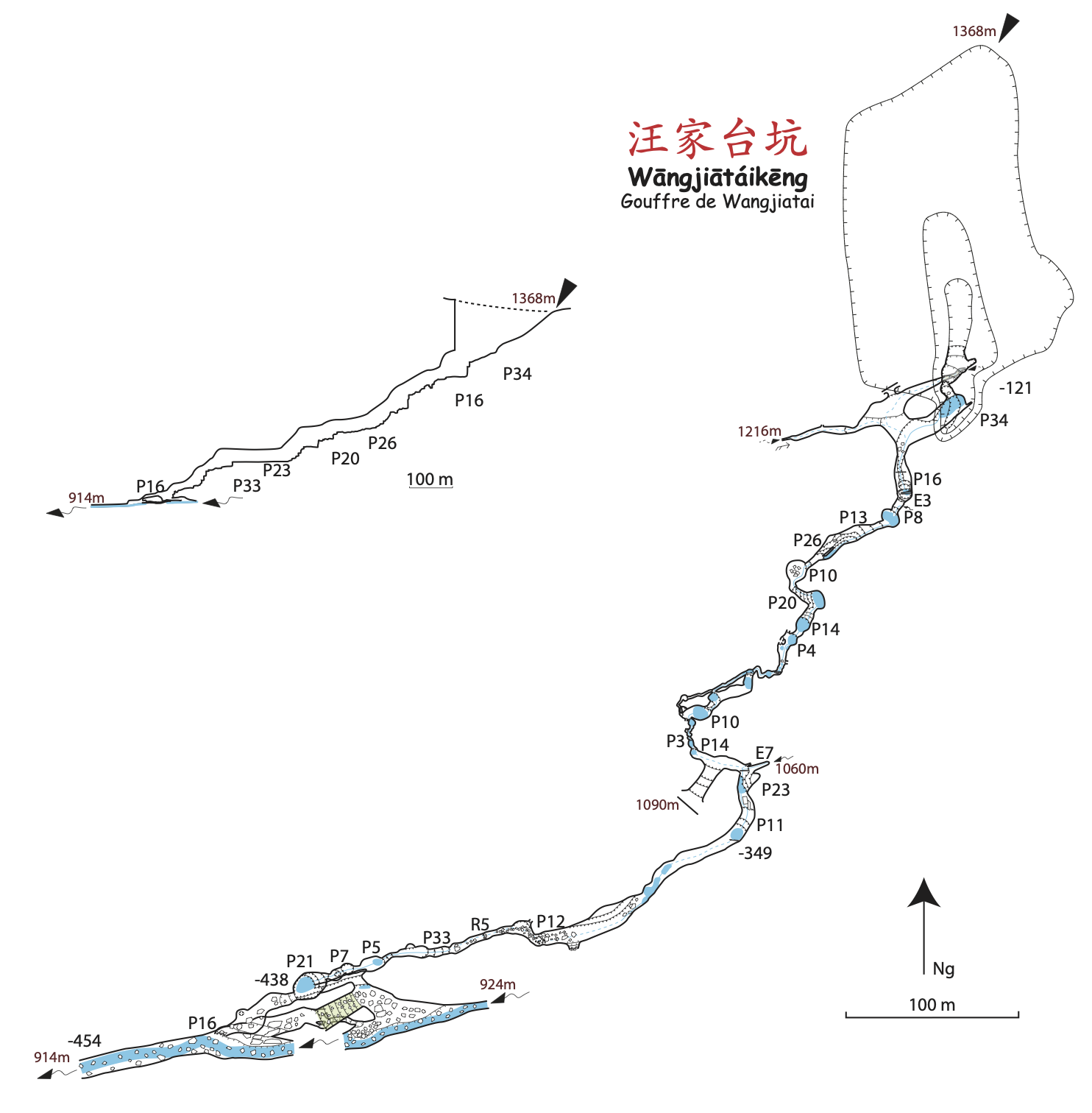 topographie Wangjiataikeng 汪家台坑