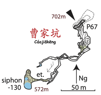 topographie Caojiakeng 曹家坑