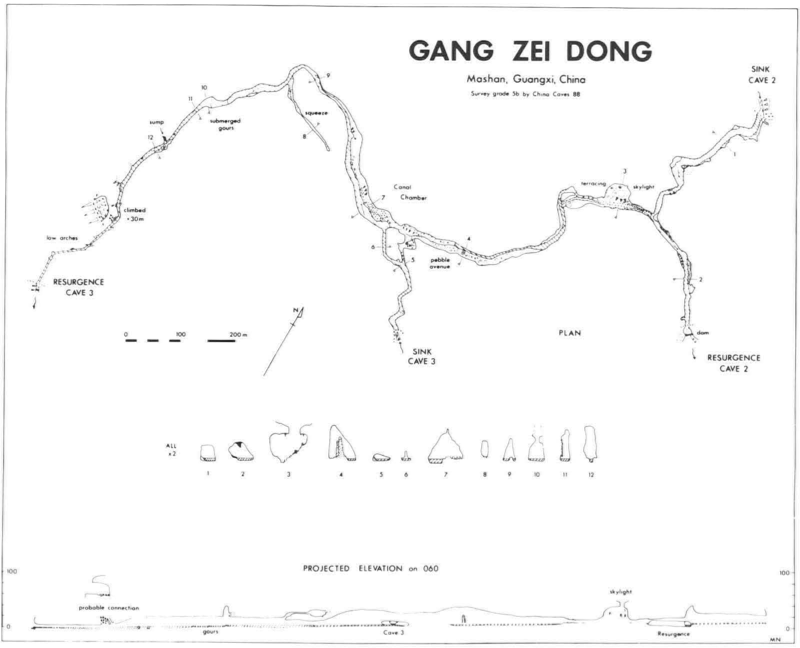 topographie Gangzeidong 2/3 