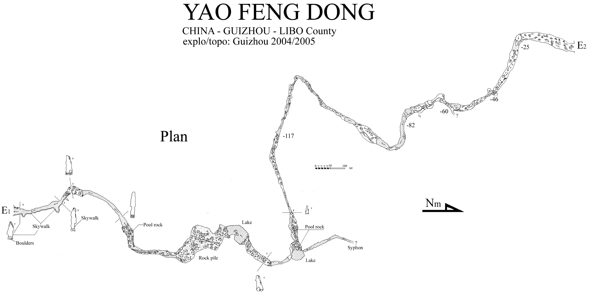 topographie Yaofengdong1 妖风洞1