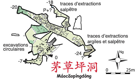 topographie Maocaopingdong 茅草坪洞