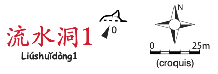 topographie Liushuidong1 流水洞 1