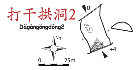 topographie Dagangongdong 2 打干拱洞2