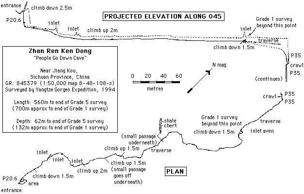 topographie Zuanyankeng 钻研坑