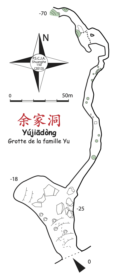 topographie Yujiadong 余家洞