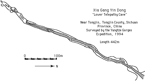 topographie Xiagangyindong 下感应洞