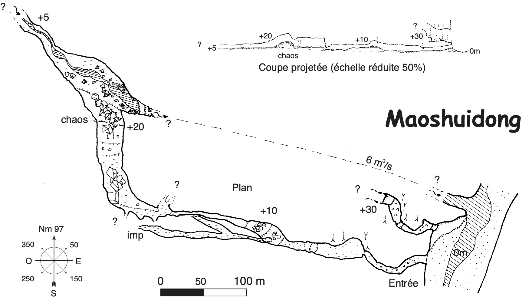 topographie Maoshuidong 洞