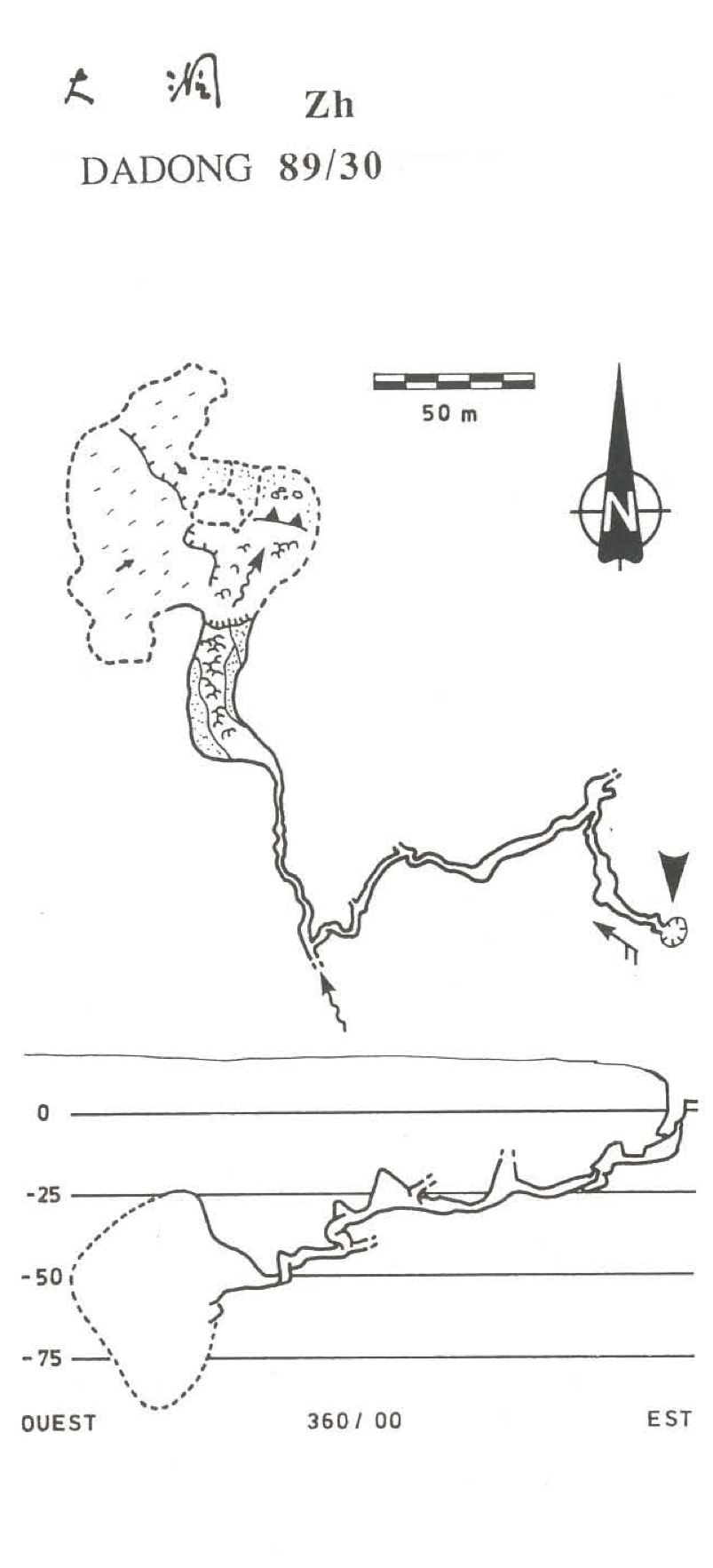 topographie Dadong 大洞