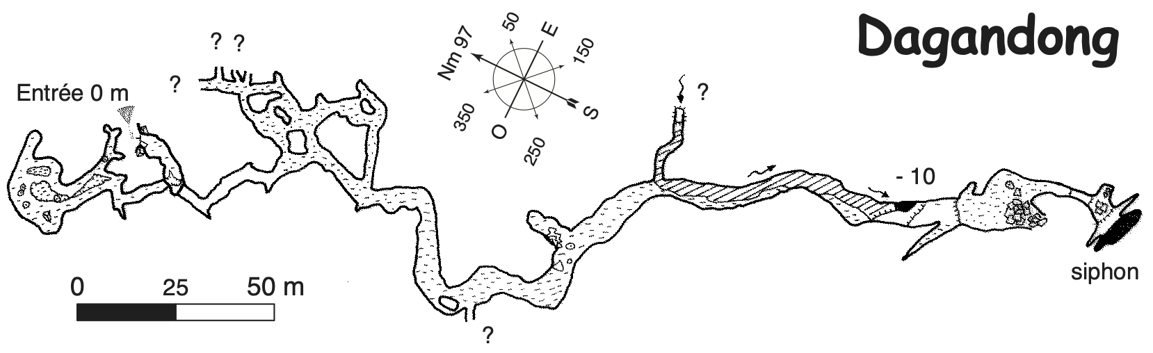 topographie Dagandong 大干洞