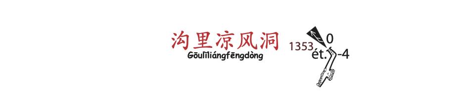 topographie Gouliliangfengdong 沟里凉风洞