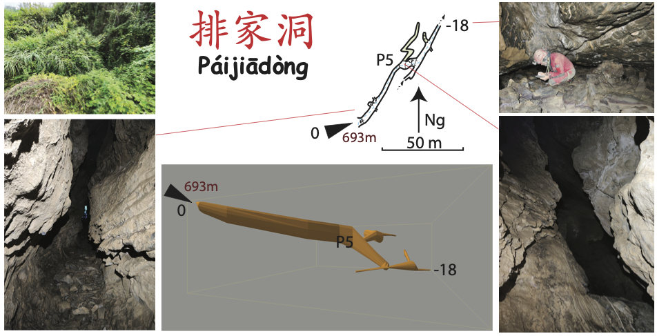 topographie Paijiadong 排家洞