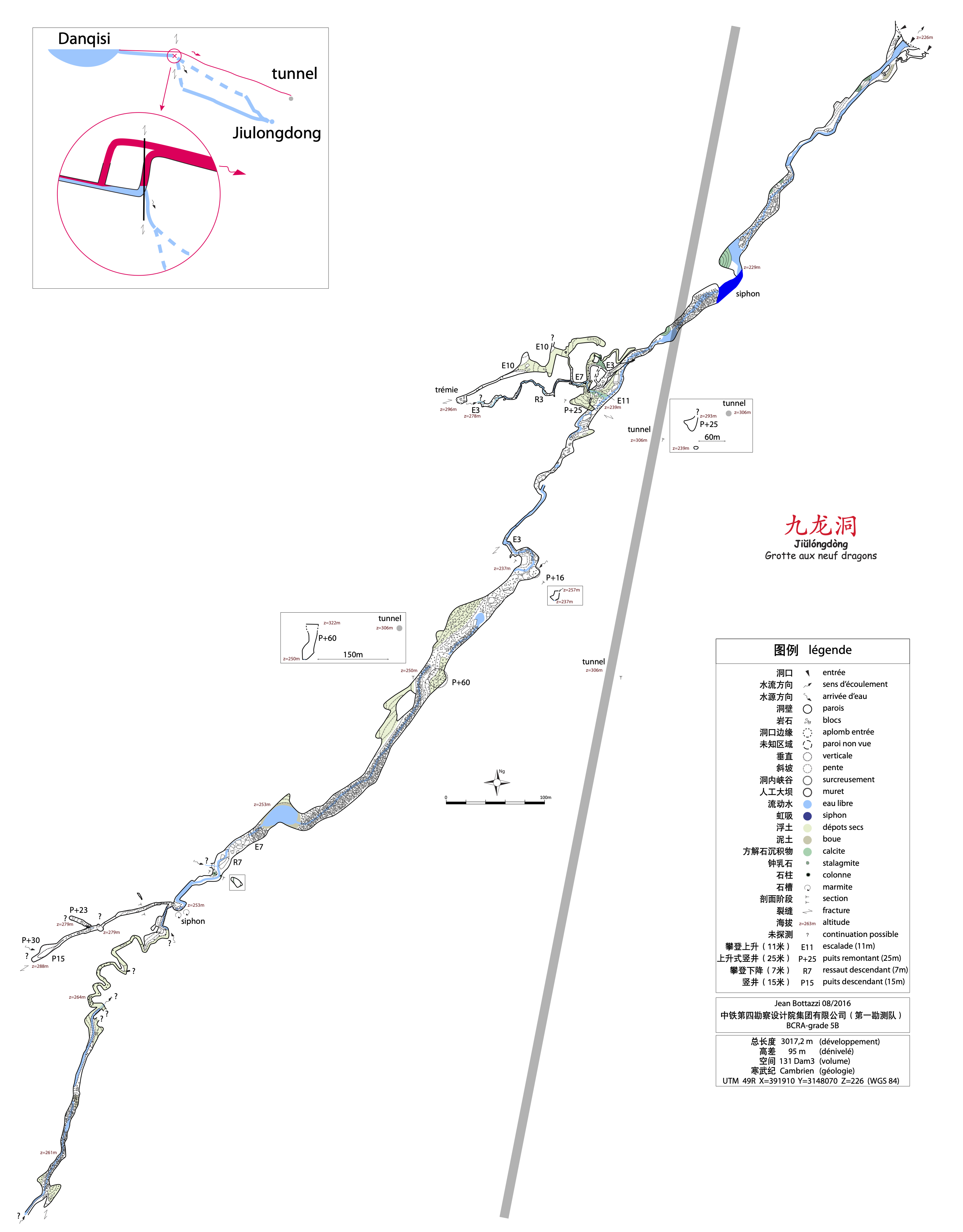 topographie Jiulongdong 九龙洞