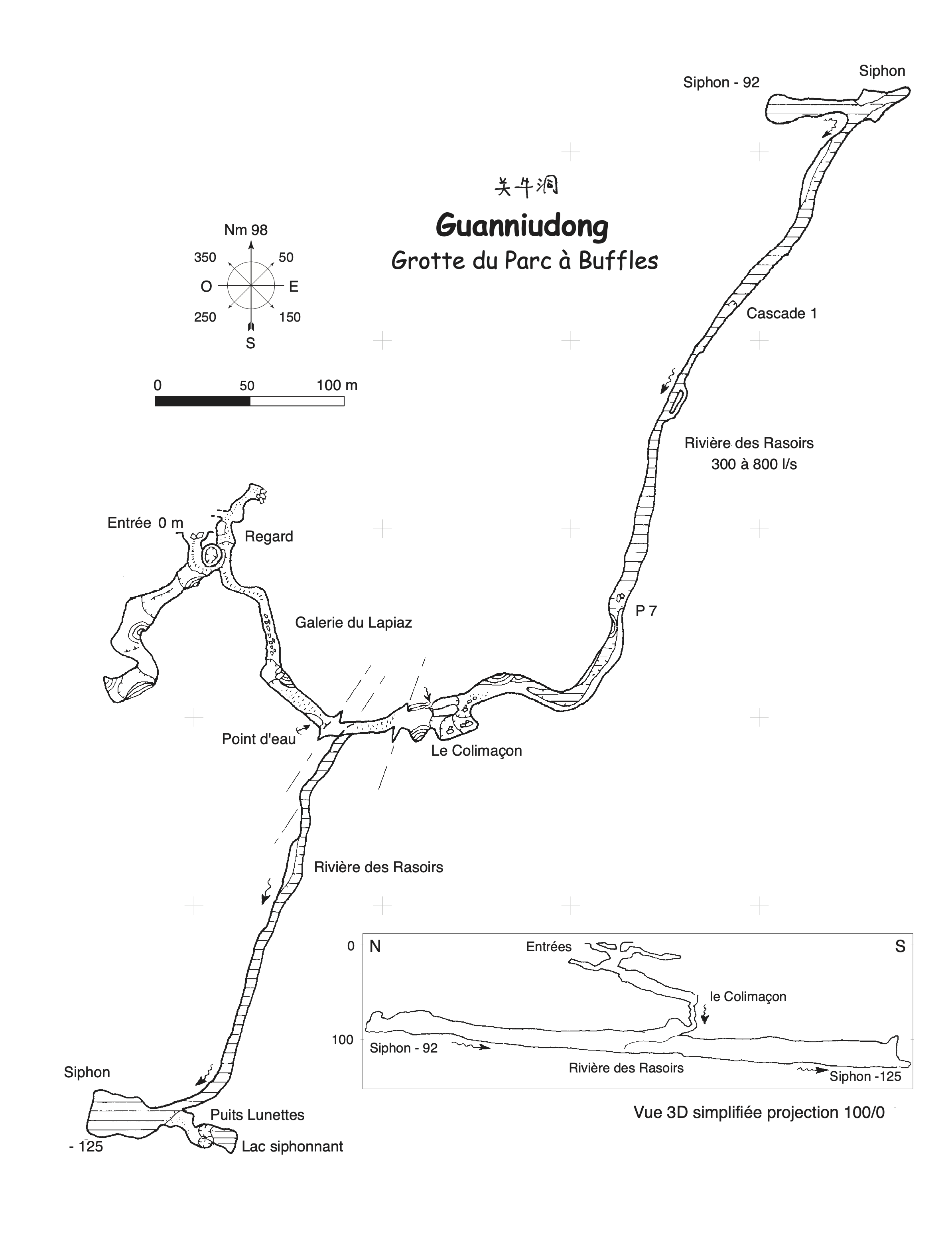 topographie Guanniudong 关牛洞