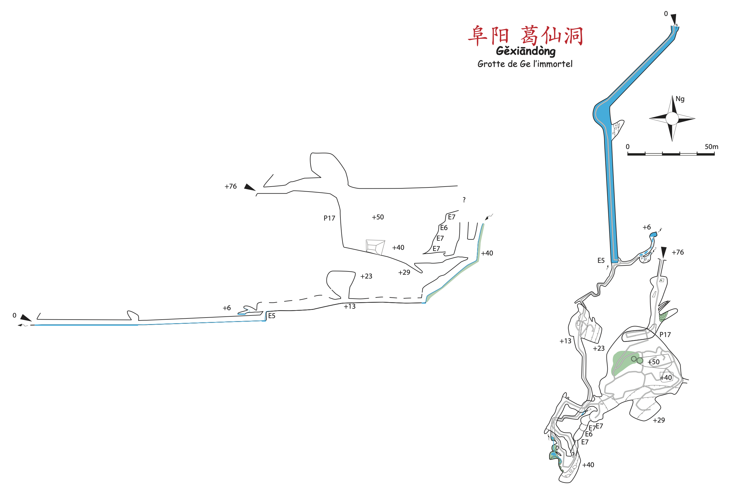 topographie Gexiandong 葛仙洞