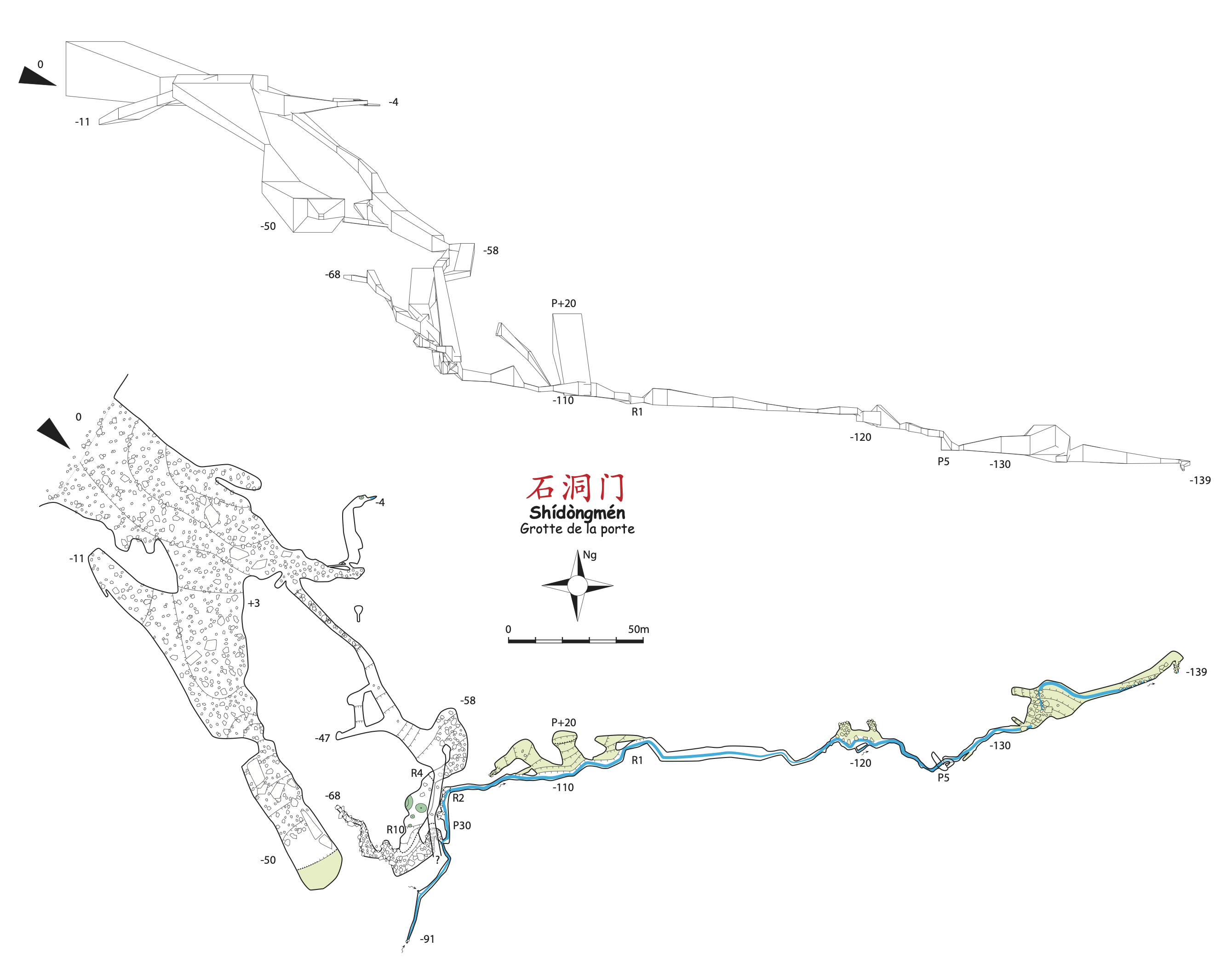topographie Shidongmen 石洞门