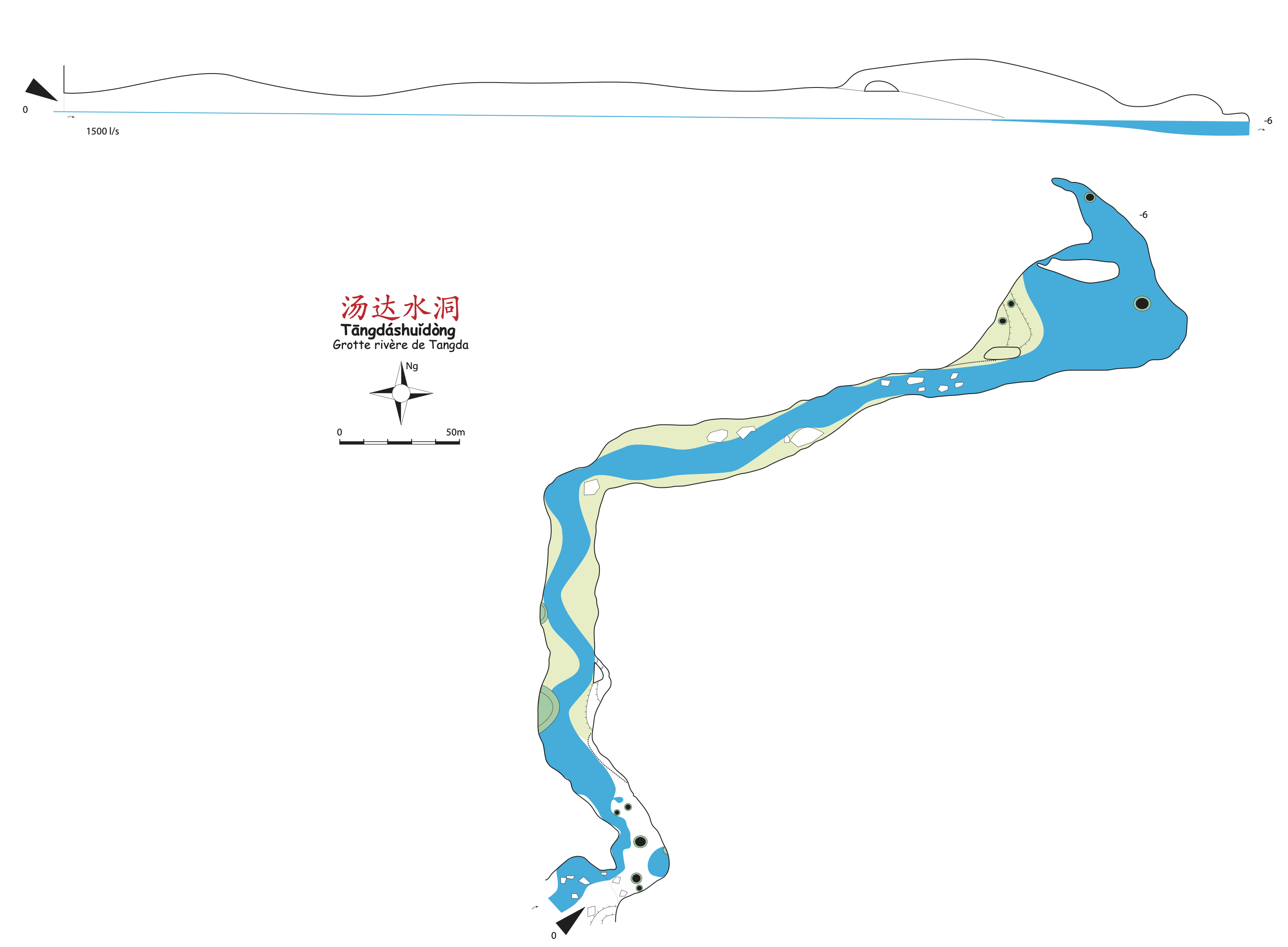 topographie Tangdashuidong 汤达水洞