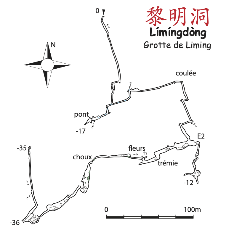 topographie Limingdong 黎明洞
