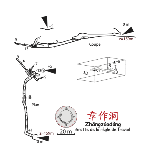 topographie Zhangzuodong 章作洞