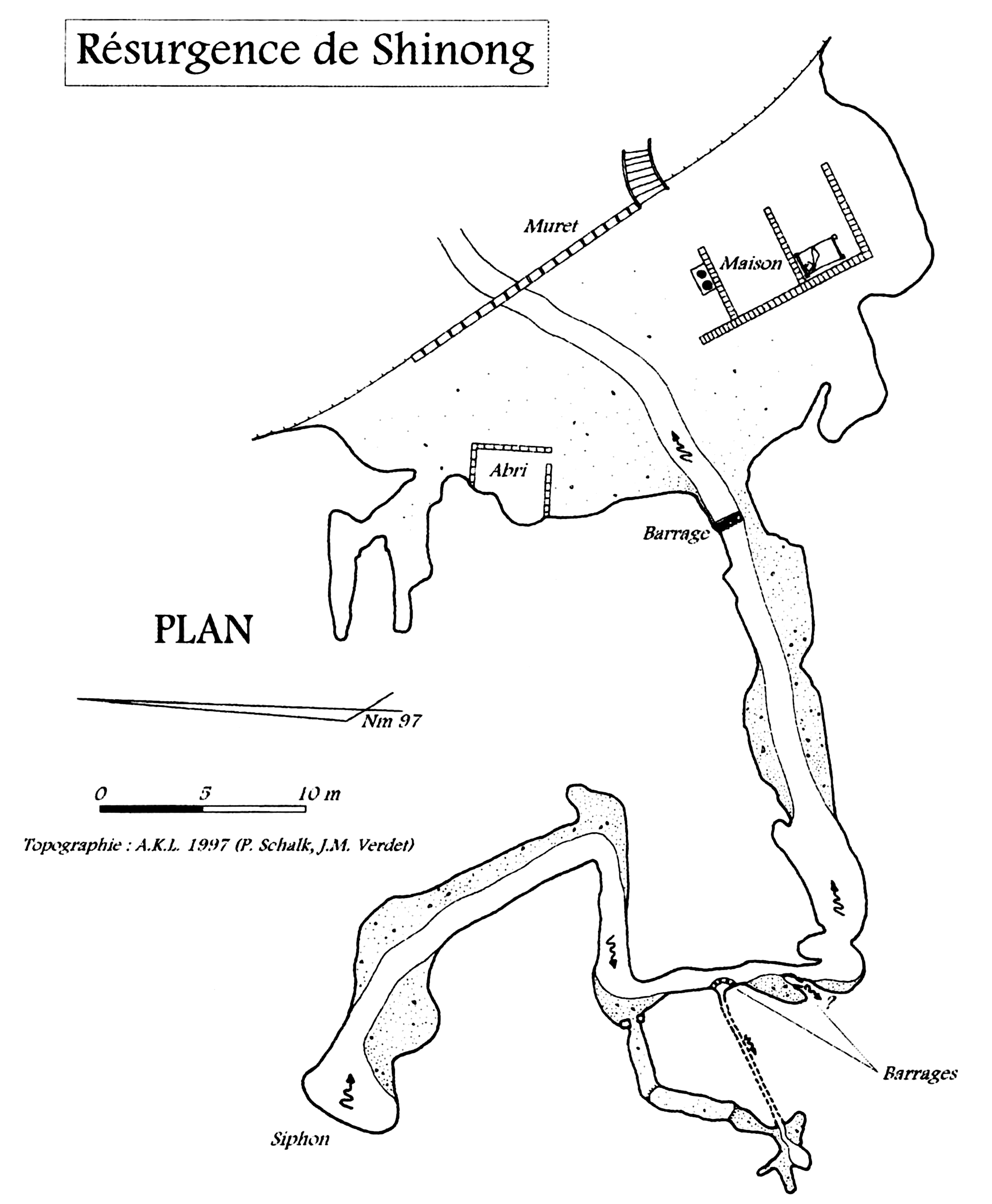 topographie Résurgence De Shinong 