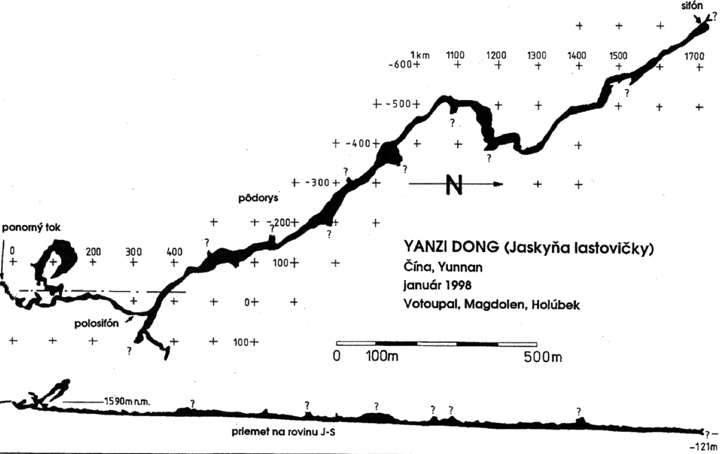 topographie Yanzidong 燕子洞