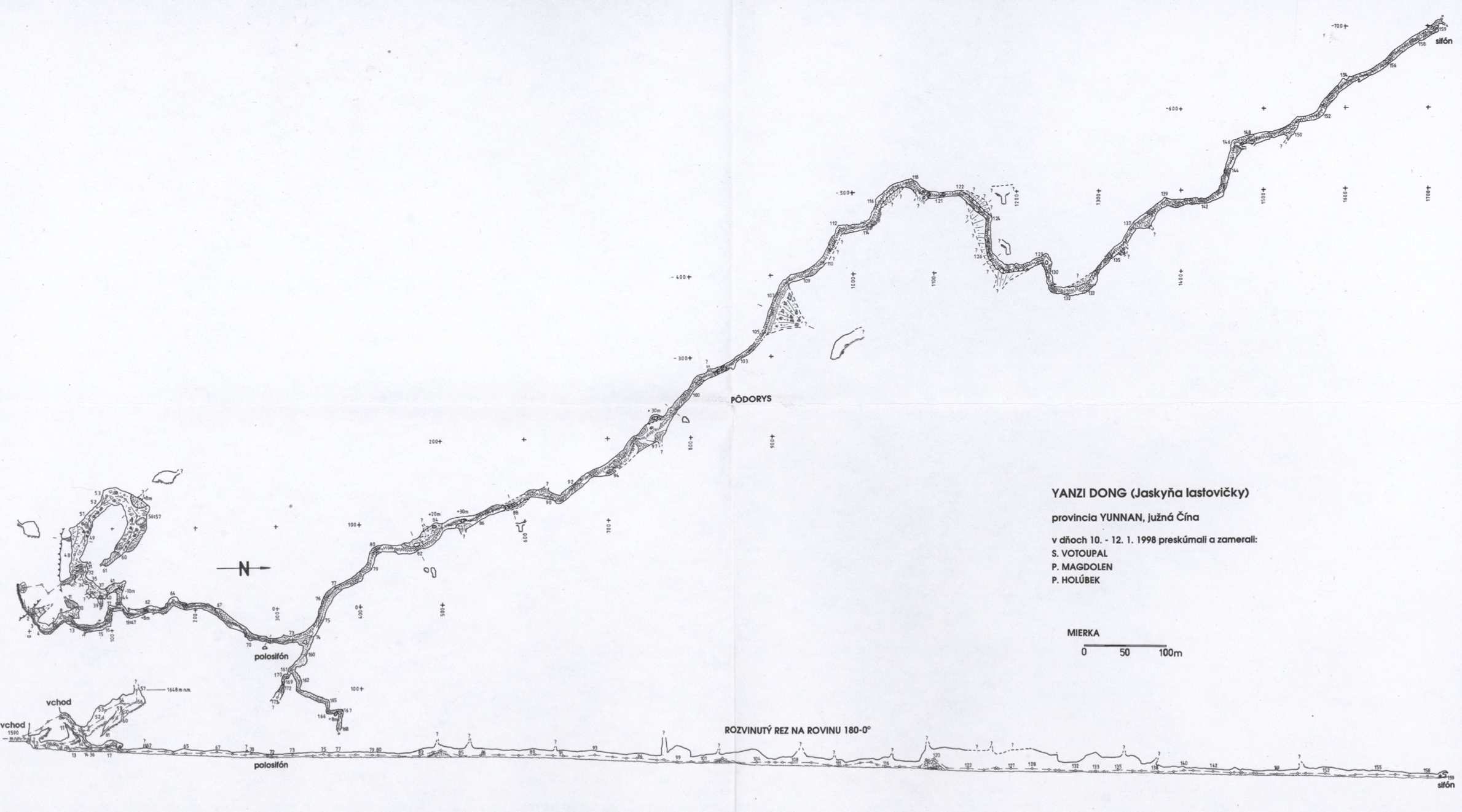 topographie Yanzidong 燕子洞