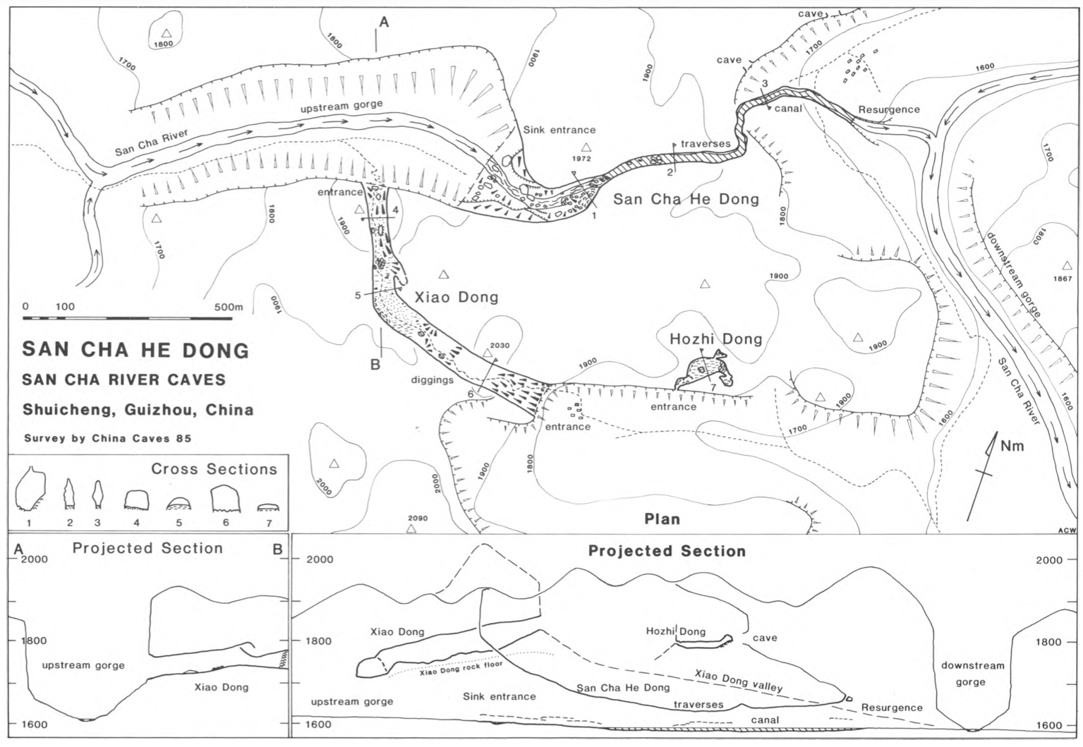 topographie Hozidong 