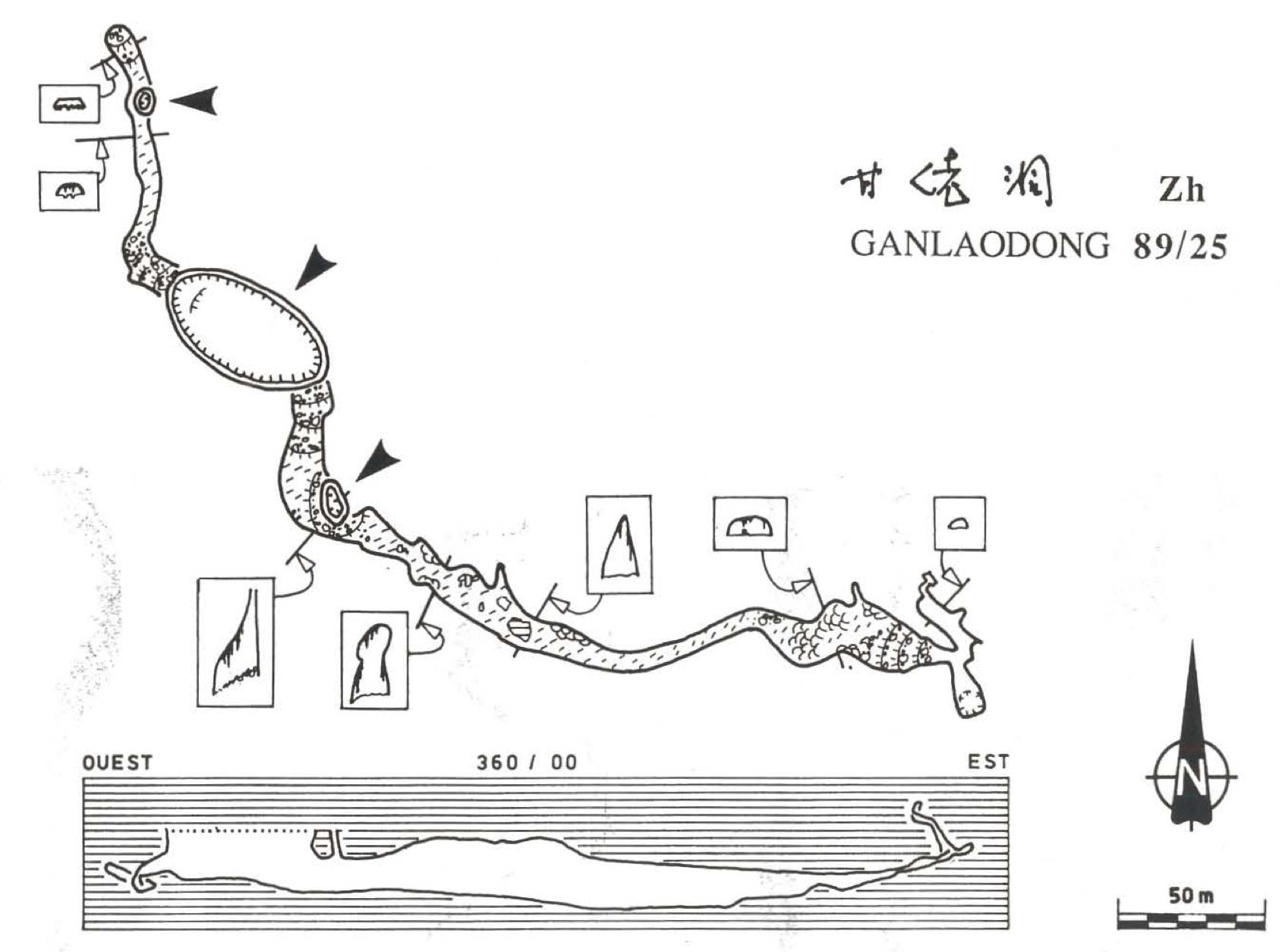 topographie Ganlaodong 干老洞