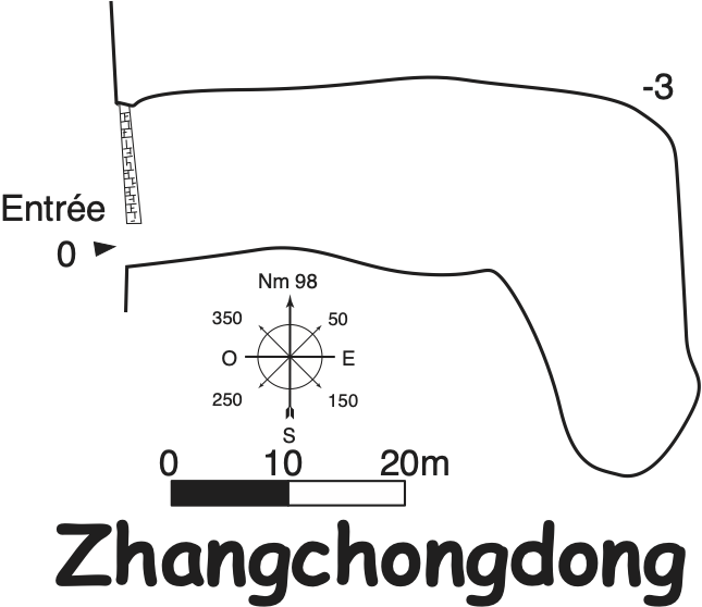 topographie Zhangchongdong 洞