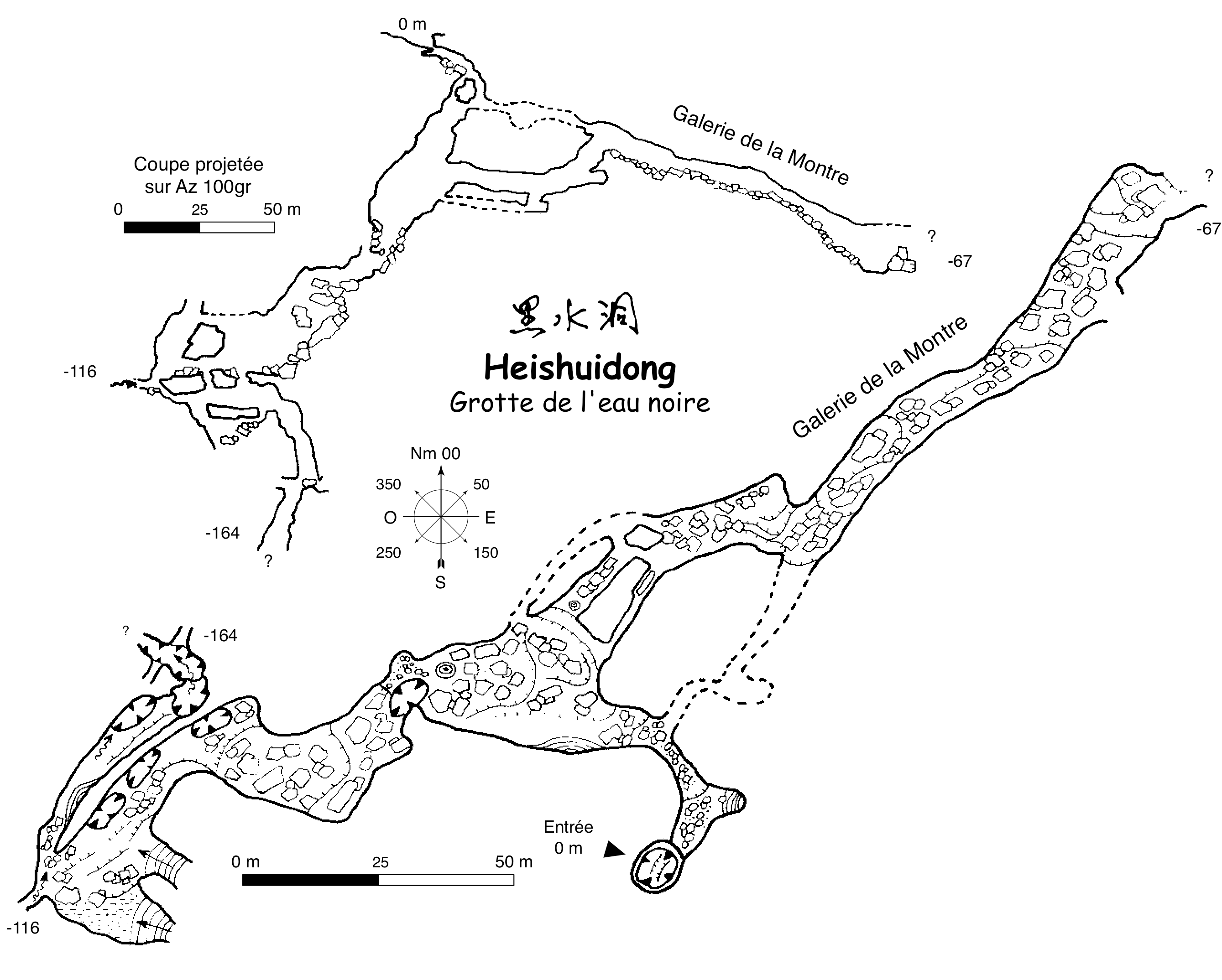 topographie Heishuidong 黑水洞