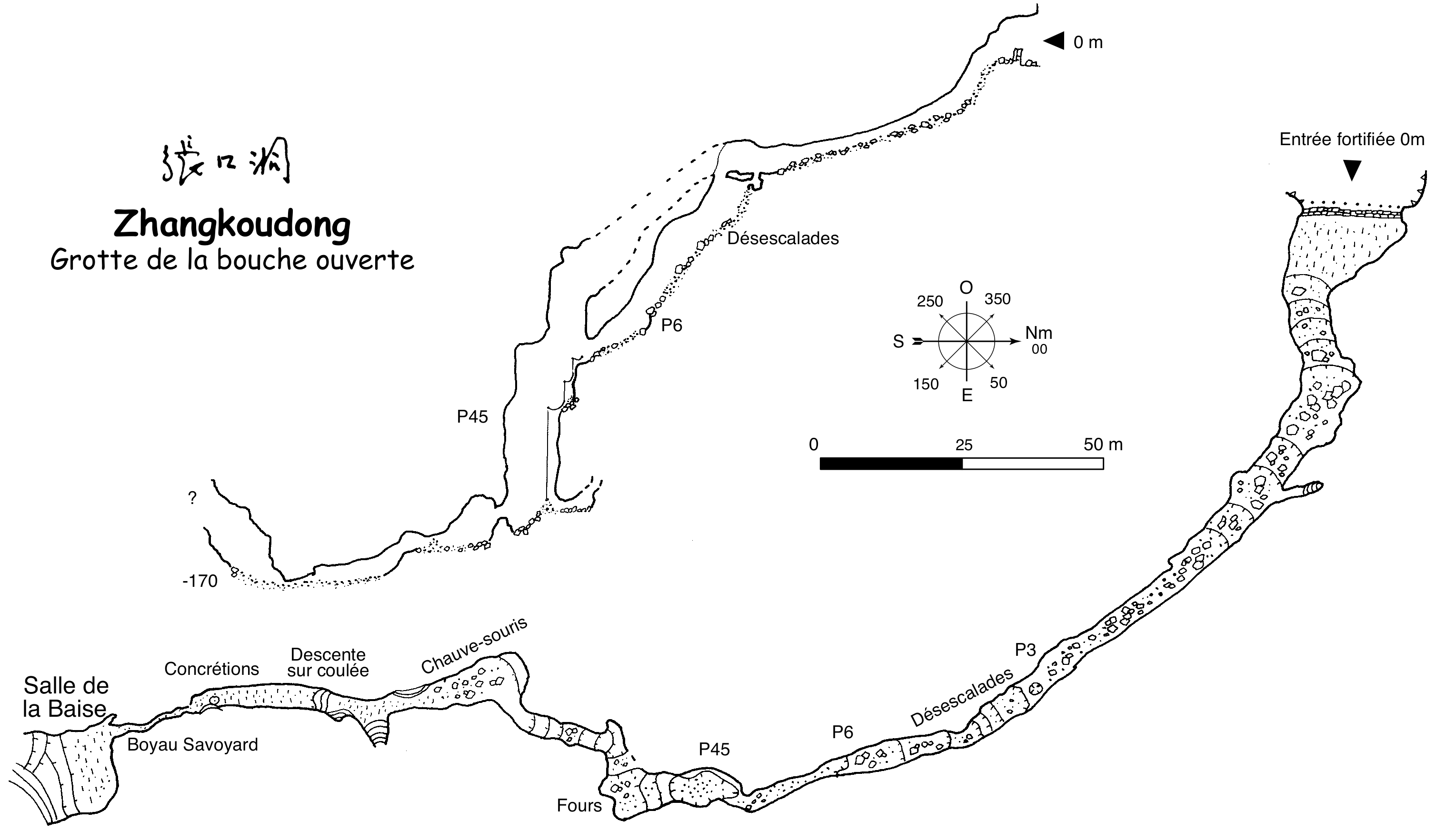 topographie Zhangkoudong 张口洞