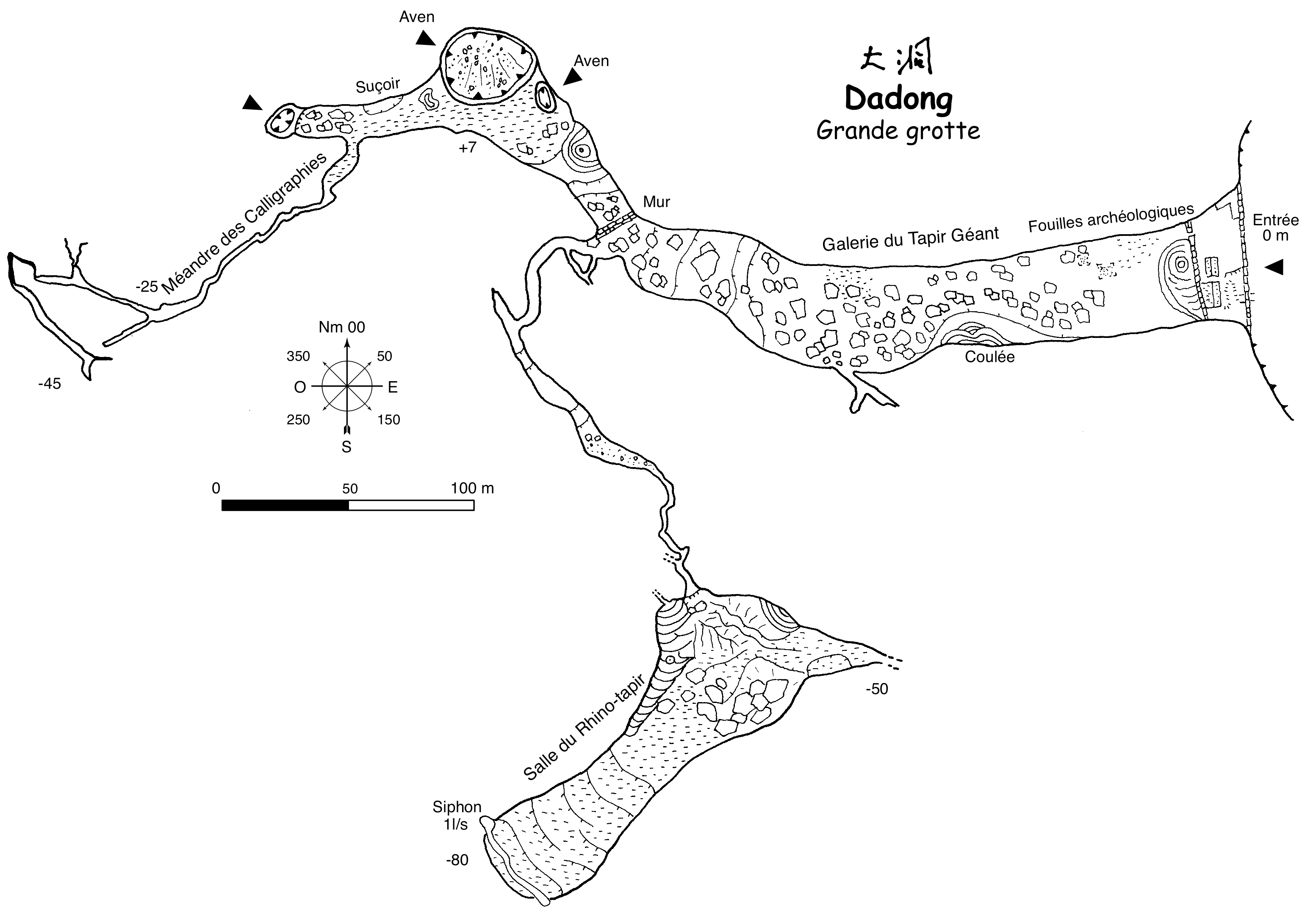 topographie Dadong 大洞