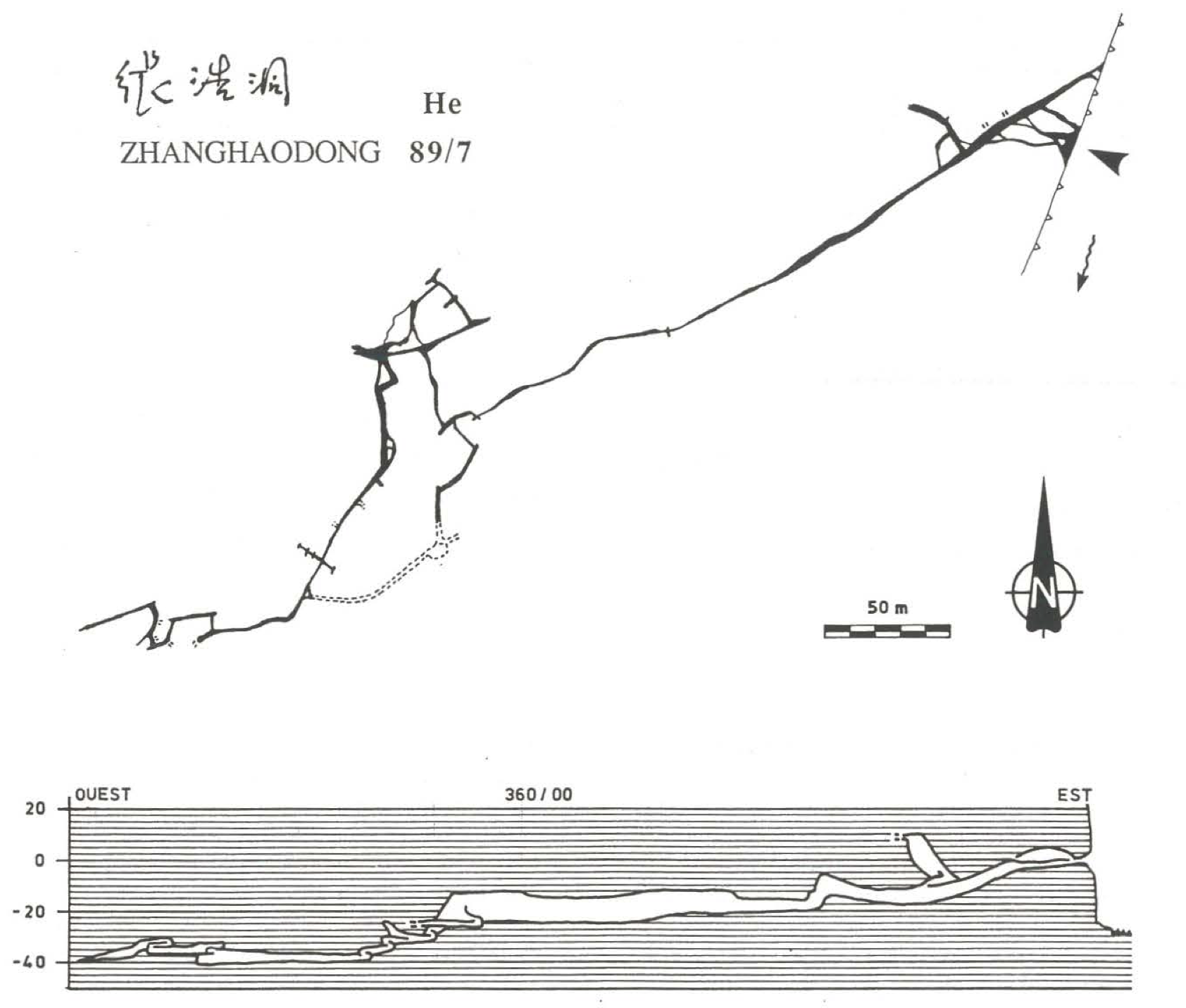 topographie Zhanghaodong 洞