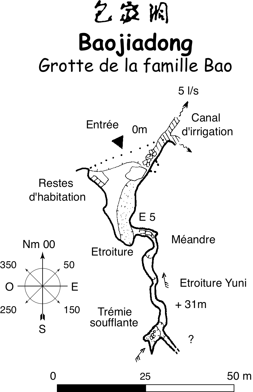 topographie Baojiadong 包家洞