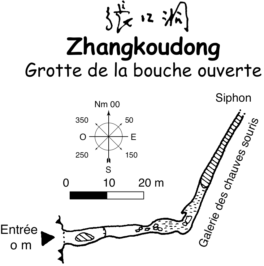 topographie Zhangkoudong 张口洞