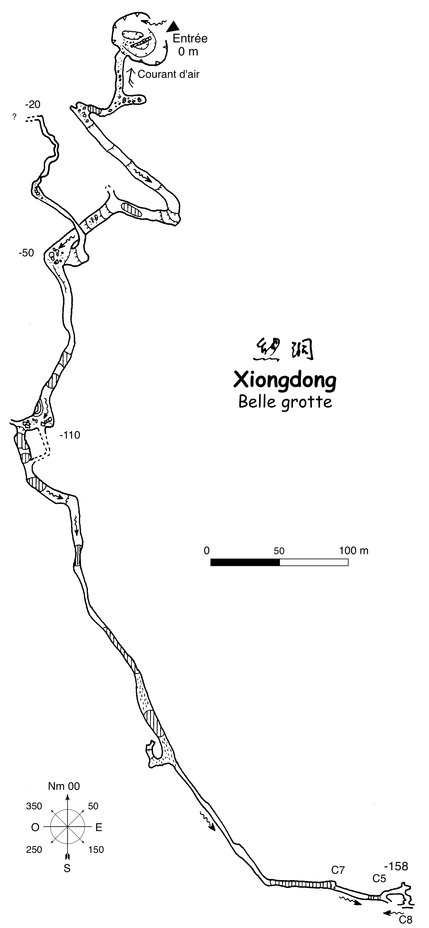 topographie Xiongdong 雄洞